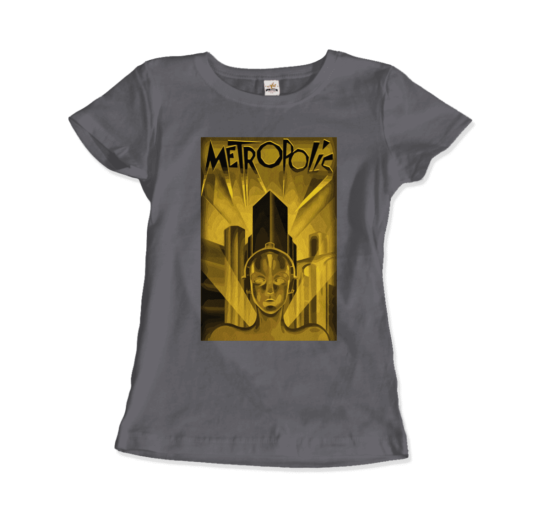 Art-O-Rama Shop – wholesale T-shirt (graphic) – unisex – Metropolis - 1927 Movie Poster Reproduction in Oil Paint T-Shirt12