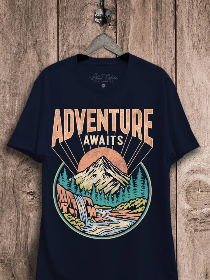 Lotus Fashion Collection – wholesale T-shirt (graphic) – women's – Adventure Awaits Graphic Top0