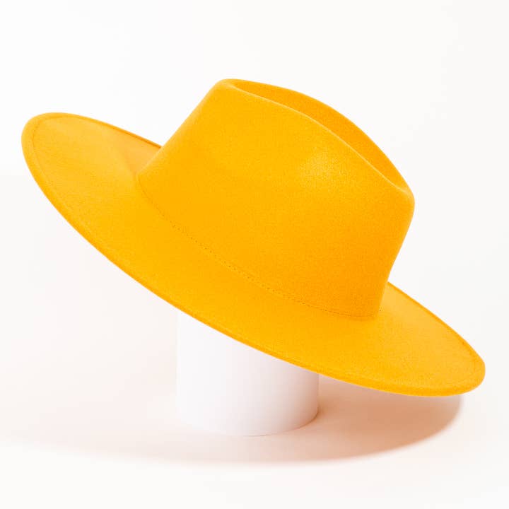 Collections by Fame Accessories - Wholesale Fedora - Women's - Flat Brim Fedora Fashion Hat
