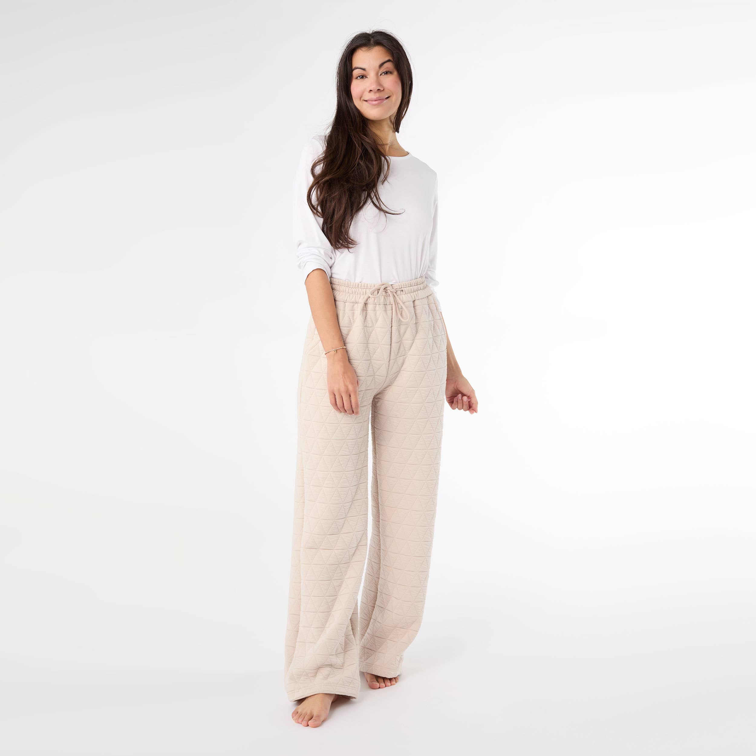 COCO + CARMEN - Wholesale Lounge Sweatpants/Joggers - Women's - Cute Quilt Bottom2