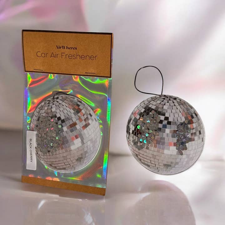 Profumatore per auto a forma di palla da discoteca profumata. per la vendita all'ingrosso da parte di airWheres