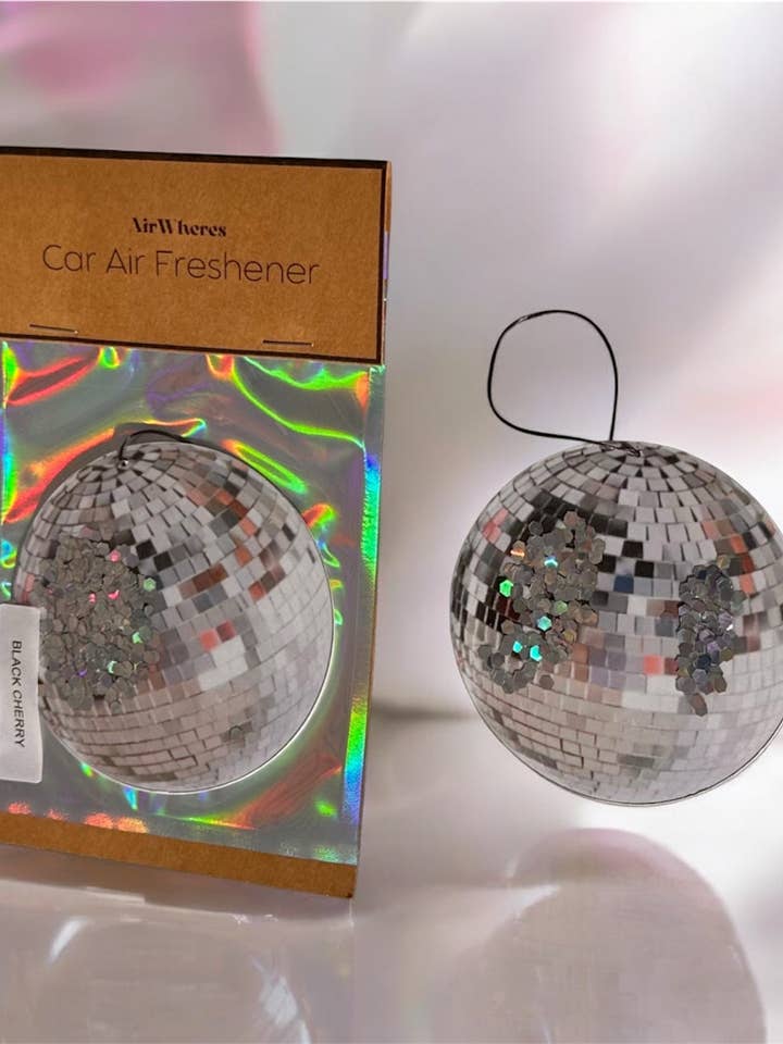 Disco Mirror Ball Car Air Freshener Scented for wholesale by airWheres