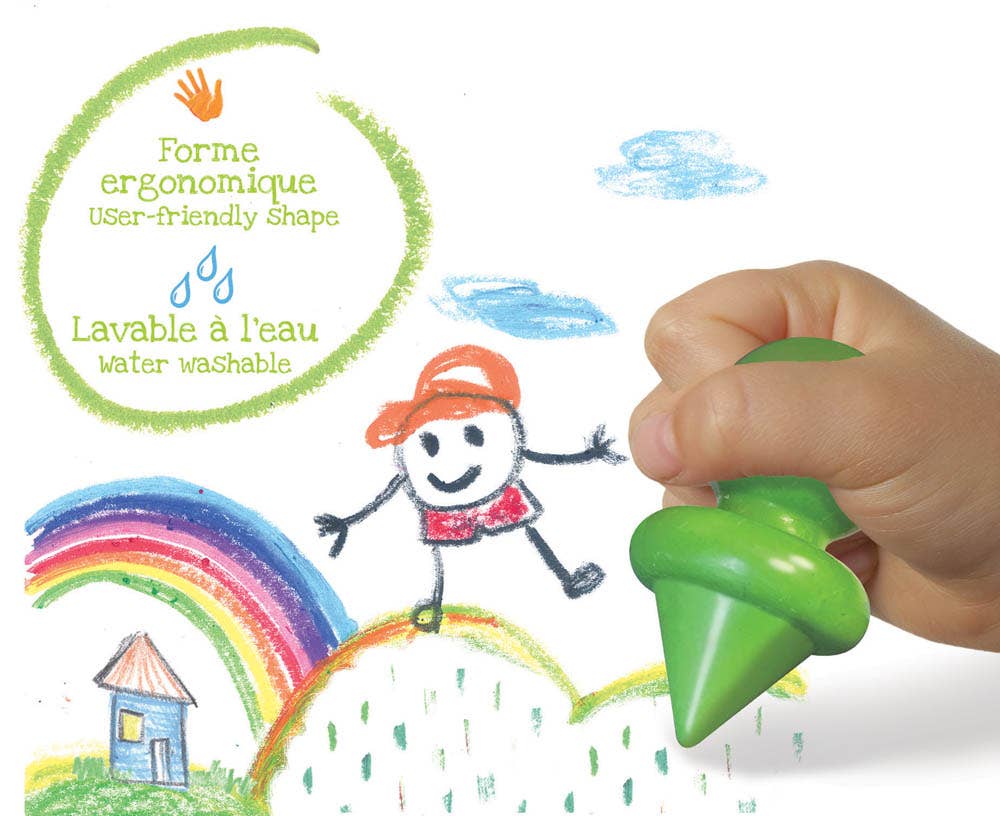 Créa Lign' – Lápis de cera – Criança e bebé por atacado – Meus primeiros lápis x92