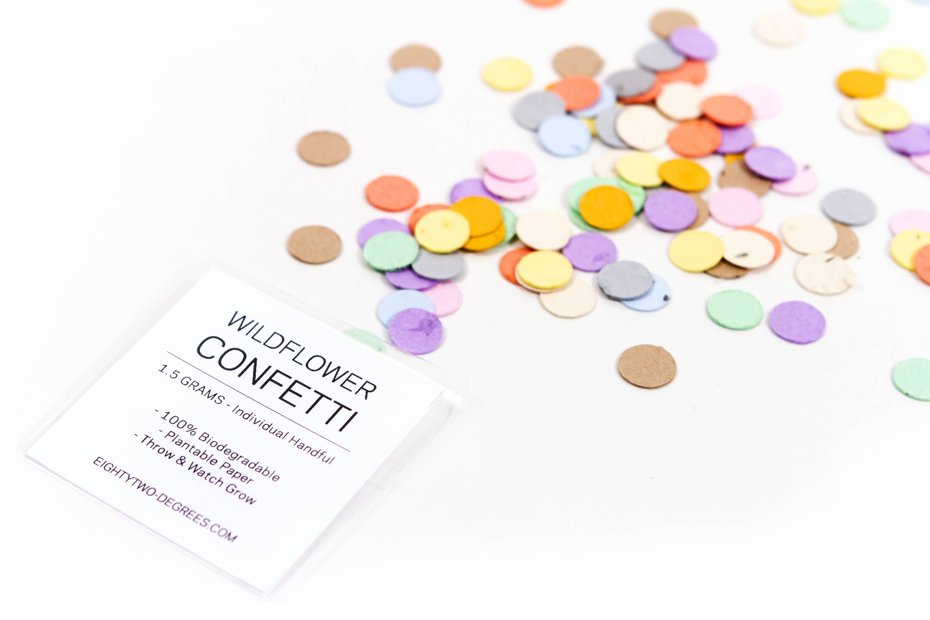 Studio 82° - Vendita all'ingrosso Coriandoli - Confetti Mini di Semi di Fiori Selvatici - Arcobaleno2