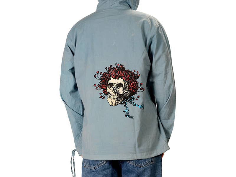 Gypsy Rose - Wholesale Hoodie - Men's - Grateful Dead Bertha Skull and Roses Fine Cotton Hoodie1