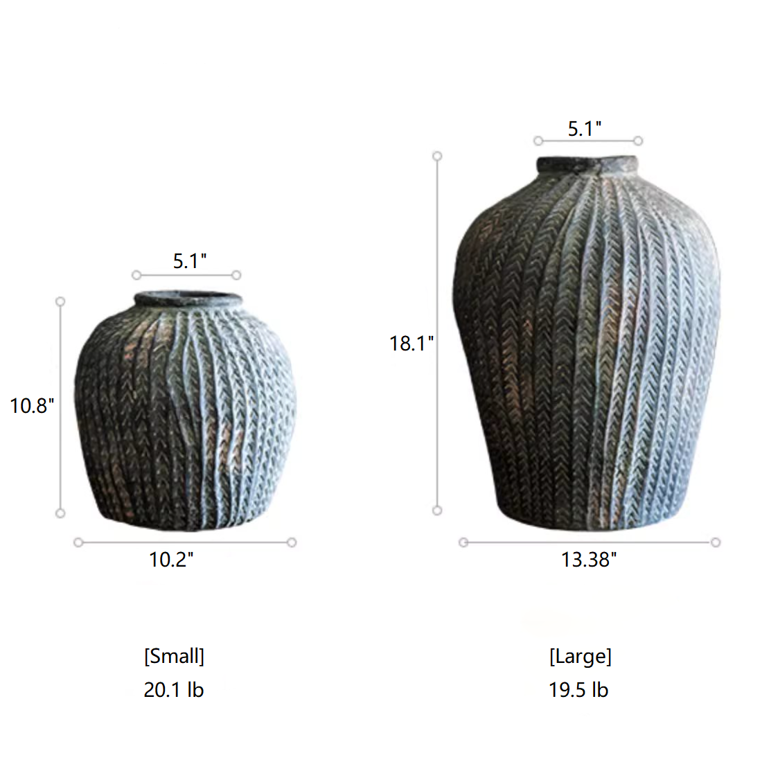 Rustic Reach - Vente Vases - Vase antique artisanal5