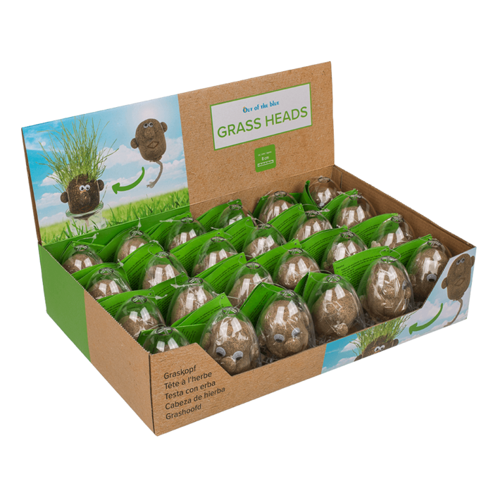 Out of the blue KG - Wholesale Plant Pot - Grow Your Own Grass Head Plant Pot1