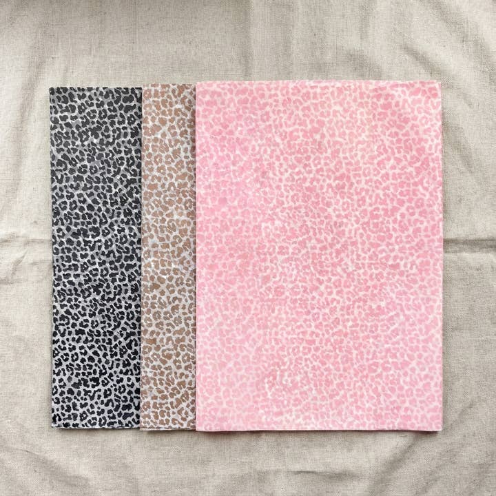 Feuille de papier de soie imprimé léopard 28" x 20" 17g pour la vente par ByHome