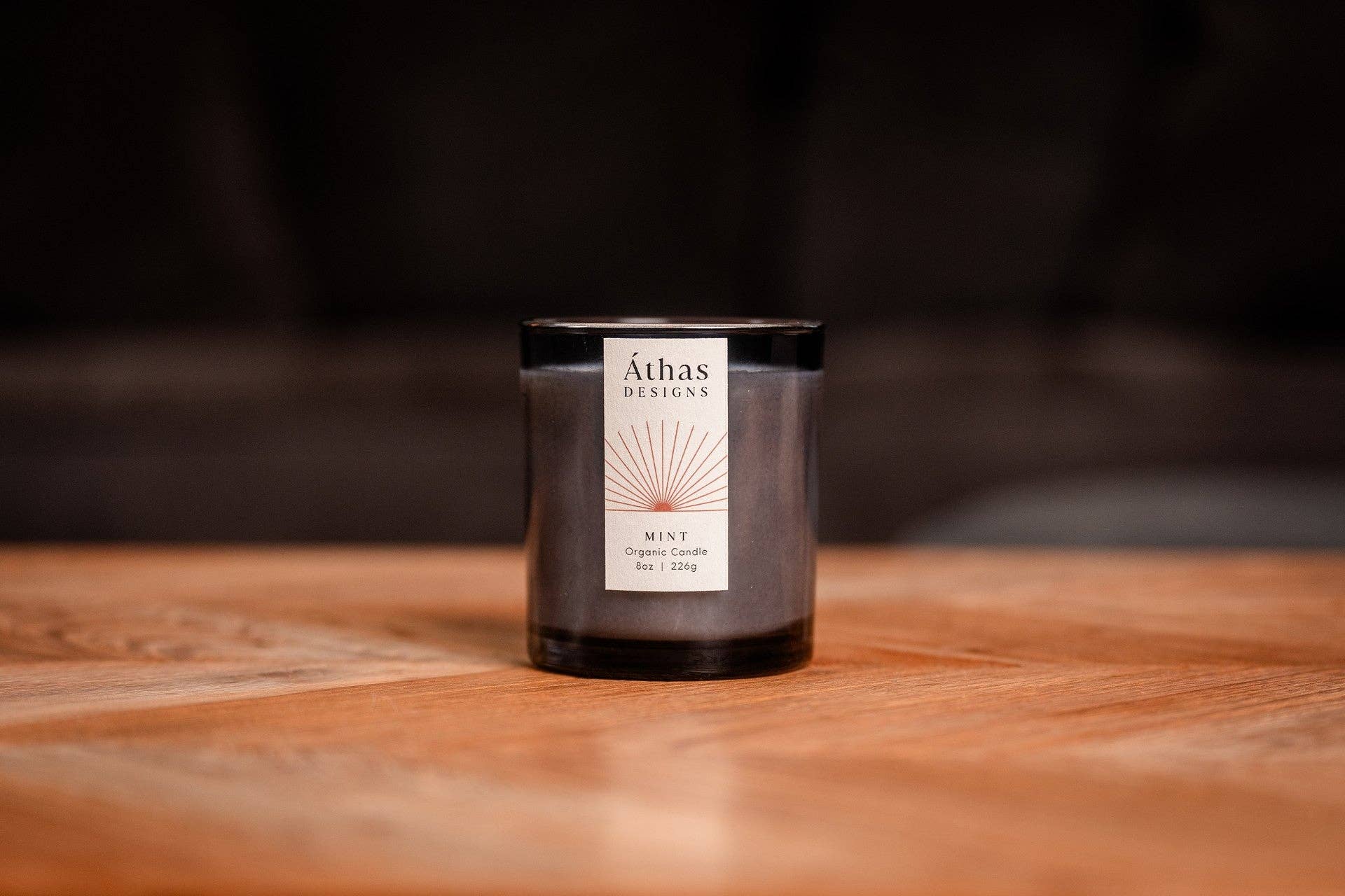 Merrely - Wholesale Jar/Filled Candle - Alba Sunrise Organic Candle – 8oz1