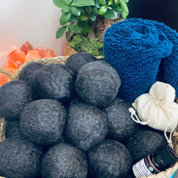 Dragonfly Dryer Balls - Wholesale Dryer Balls - Organic Bamboo Dryer Balls - Infused with Activated Charcoal