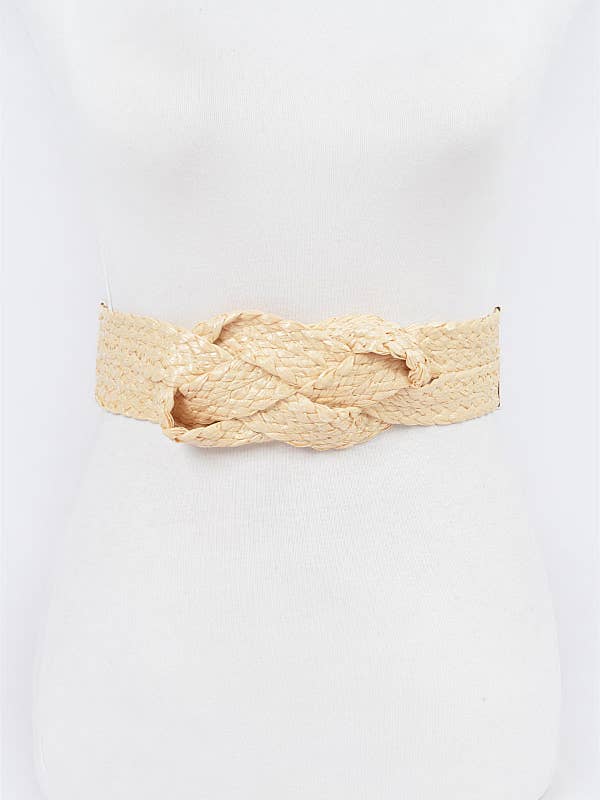 Cinturón elástico de paja trenzada para venta al por mayor de Shop Neighbors