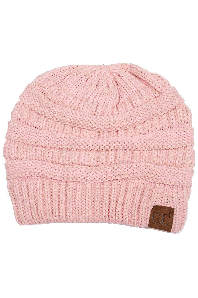 Hana - Wholesale Beanie - Women's - C.C Two Tone Color Knit Beanie23