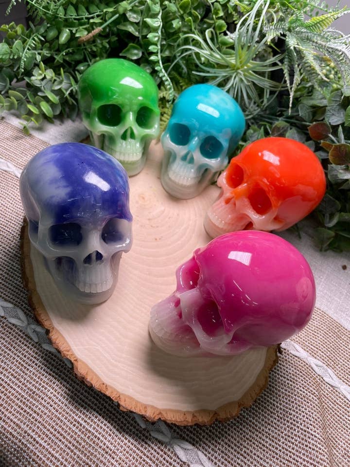 Resin Skull for wholesale by Copper Ashes