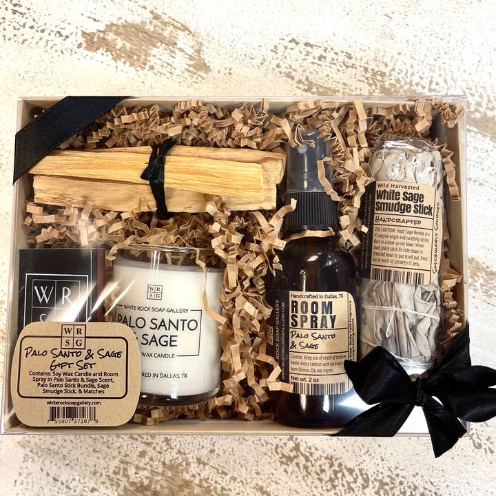 White Rock Soap Gallery - Wholesale Sage Bundle - Palo Santo & Sage Gift Set