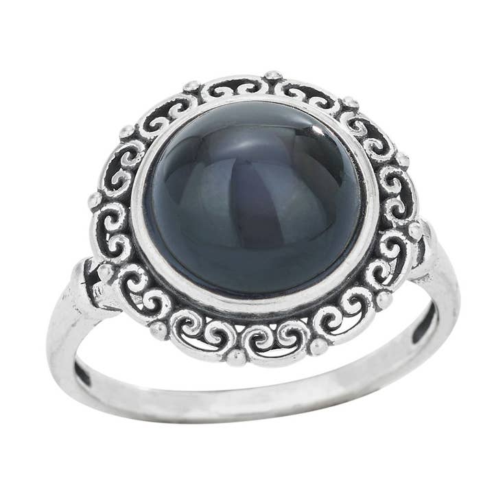 Tiger Mountain Jewelry - Wholesale Cocktail/Statement Ring - Waves of Obsidian Ring