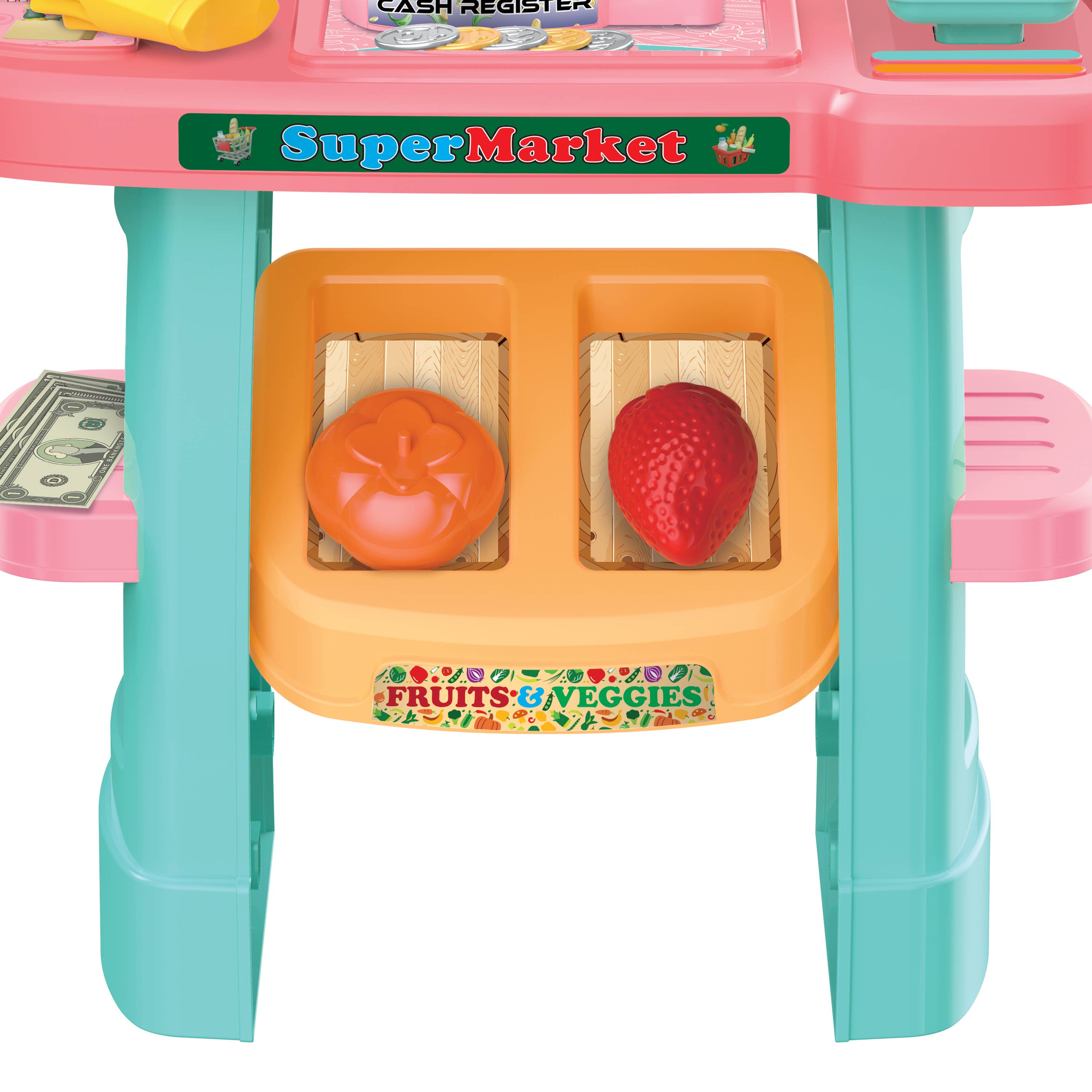 World Tech Toys - Wholesale Toy Set - Kids - 33 Piece My Market Stand Kid's Grocery Store Playset2