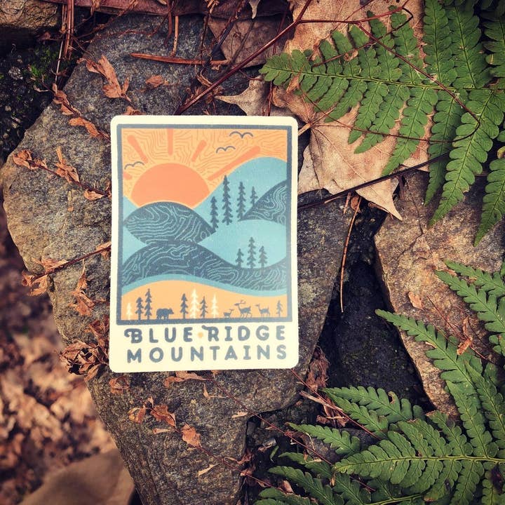 Menottees - Wholesale Sticker - Day Ridge (The Sun Shines) // A Blue Ridge Mountains Sticker1