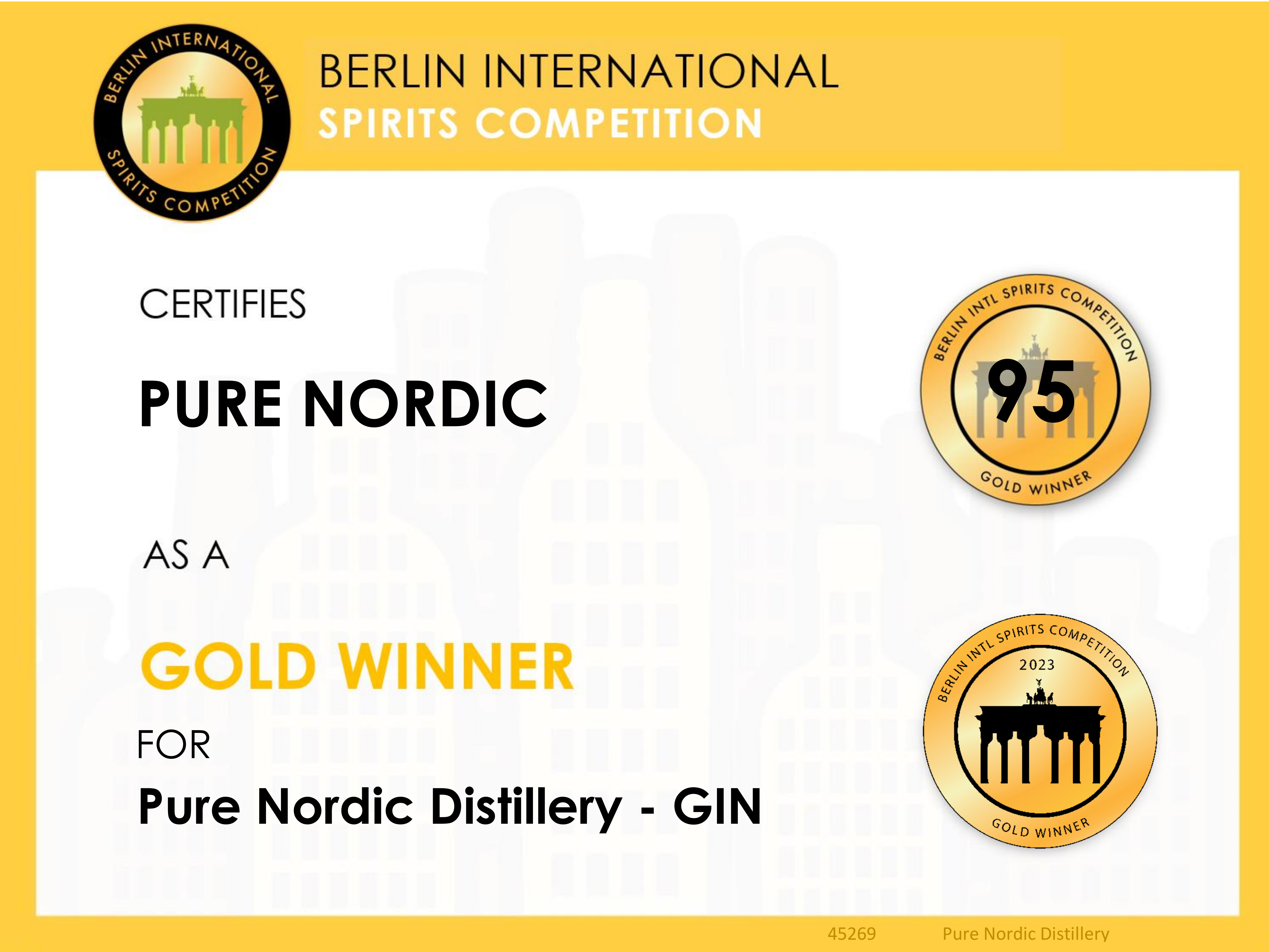 Pure Nordic Distillery - Vendita all'ingrosso Gin - Pure Nordic Distillery - Gin3