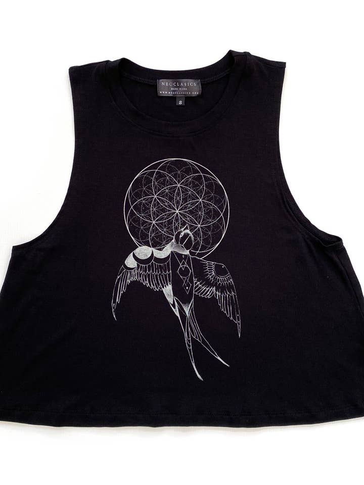 NEOCLASSICS - Wholesale Tank Top - Women's - Sacred Sparrow Croptank