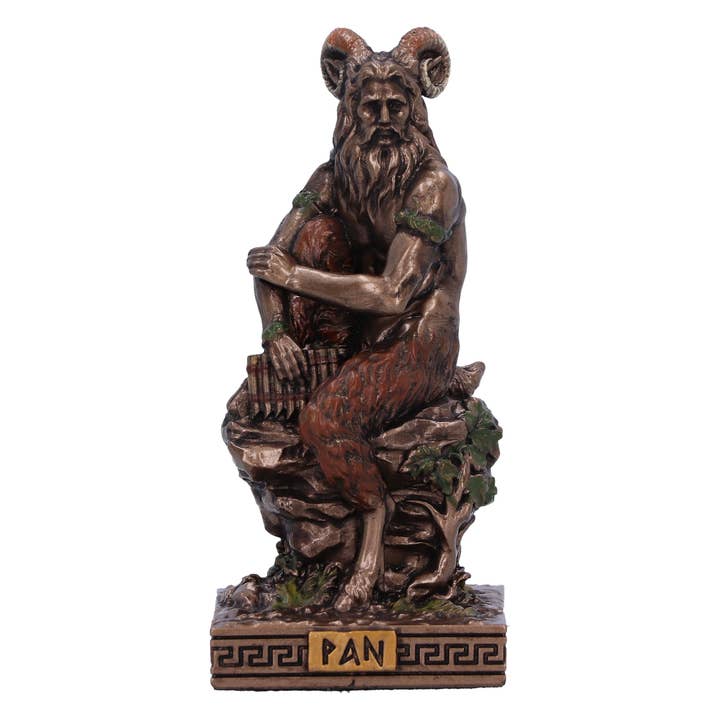 Pan Bronze Figurine 8.3cm for wholesale by WONDER IMPORTS AUSTRALIA