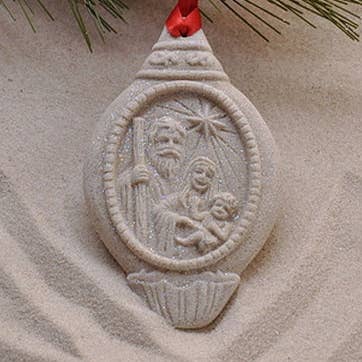 Nativity Sand Ornament for wholesale by The Sand Store by Creative Artworks, Inc.