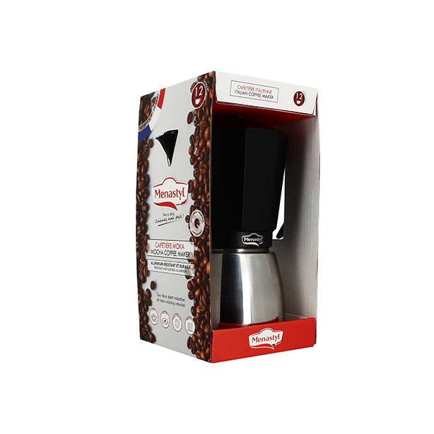 Menastyl - Wholesale Pour Over & Dripper - 12-cup aluminum induction moka coffee maker 736ml2