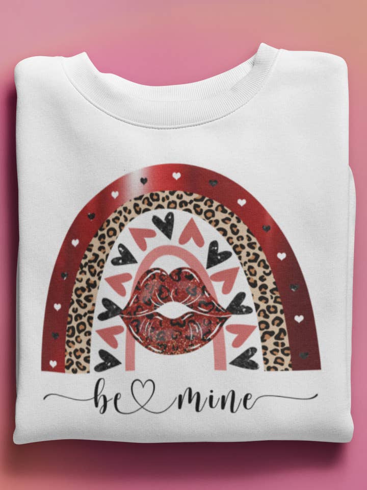 DTF Print Valentines rainbow for wholesale by The Willow Farm