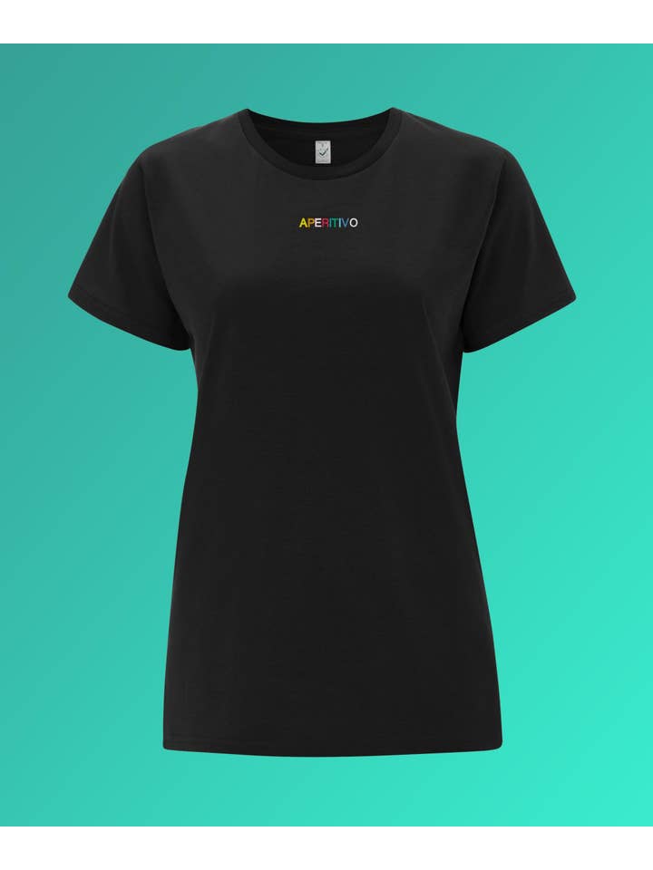 Fashion Drinks – Großhandel T-Shirt – Damen – Aperitivo | Besticktes Frauen Bio Baumwoll T-Shirt7