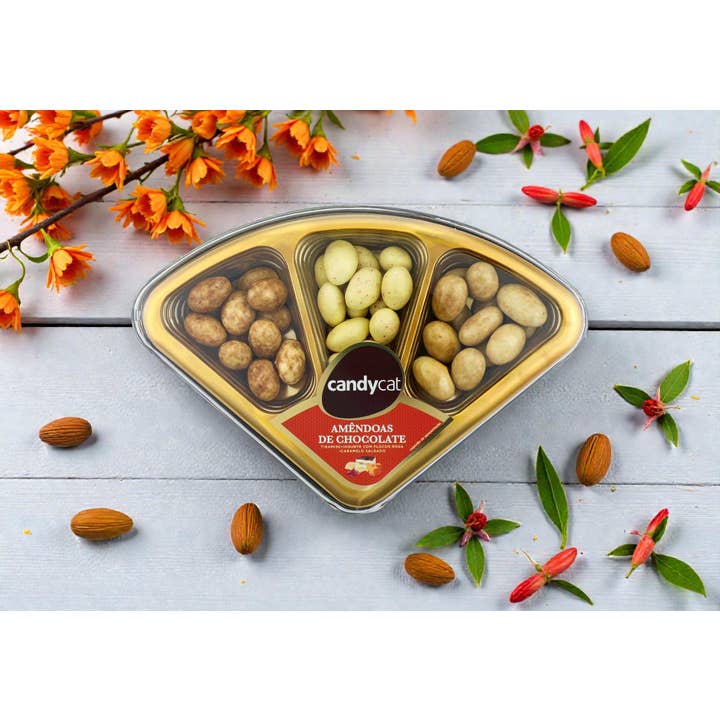 Candycat - Wholesale Chocolate Box - Almond Specialties - Leque 180g