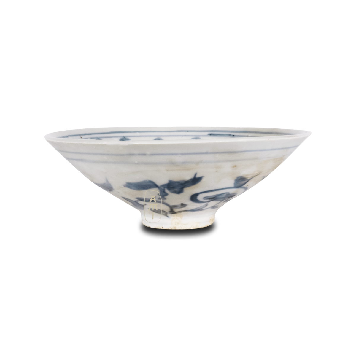 Asian Mix Interior - Wholesale Decorative Plate/Dish/Bowl - blue&white bowl -fish1