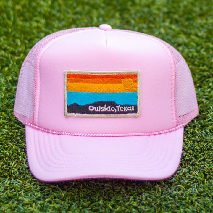 Outside, Texas - Wholesale Trucker Hat - Unisex - OTX Foam Trucker: Horizon Patch28