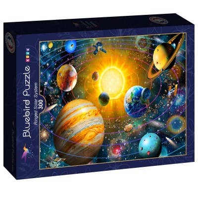 Bluebird Puzzle - Wholesale Puzzle - Kids - 300 Piece Puzzle - Ringed Solar System0