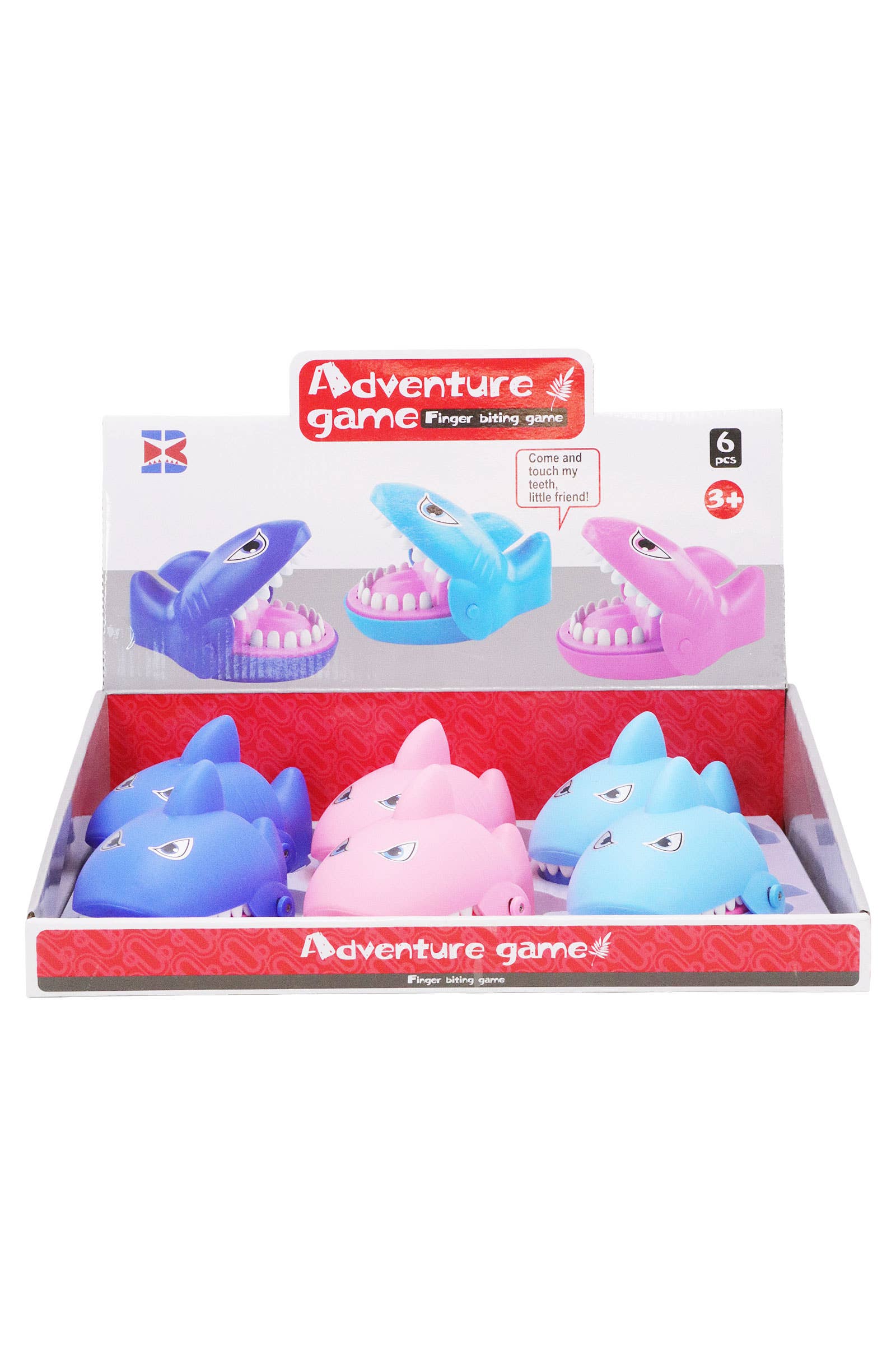 ASSORTED Shark Bite Challenge Teeth Dentist Game - 6 Pcs for wholesale on Faire2