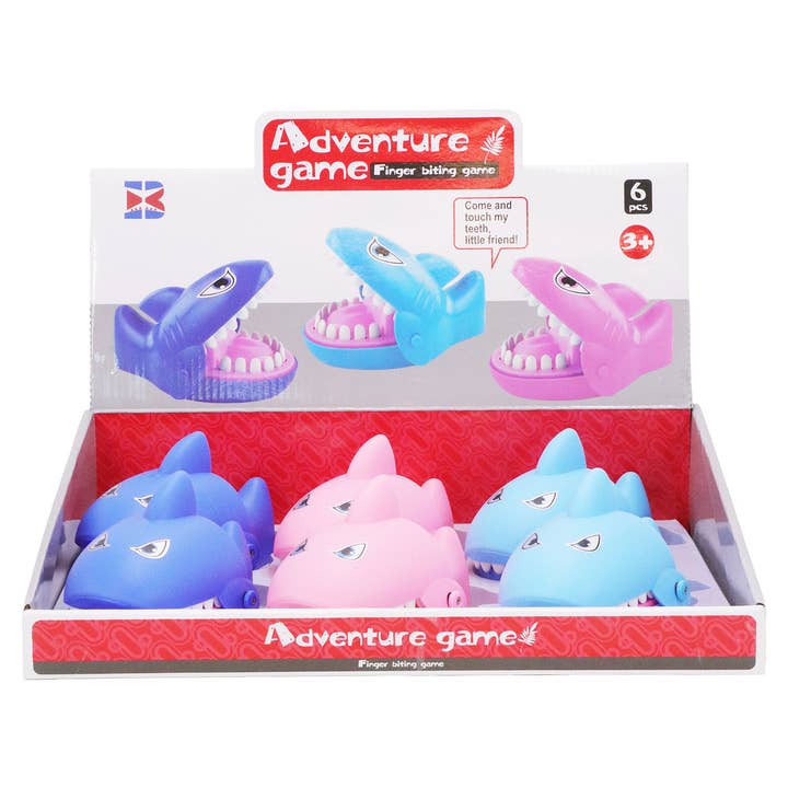 ASSORTED Shark Bite Challenge Teeth Dentist Game - 6 Pcs for wholesale on Faire2