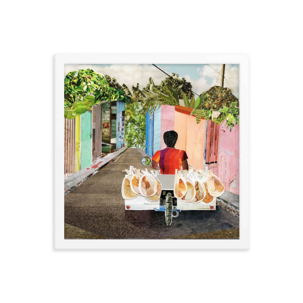 more the merrlier - Wholesale Art Print - Dominican Republic Framed Collage Art Print4