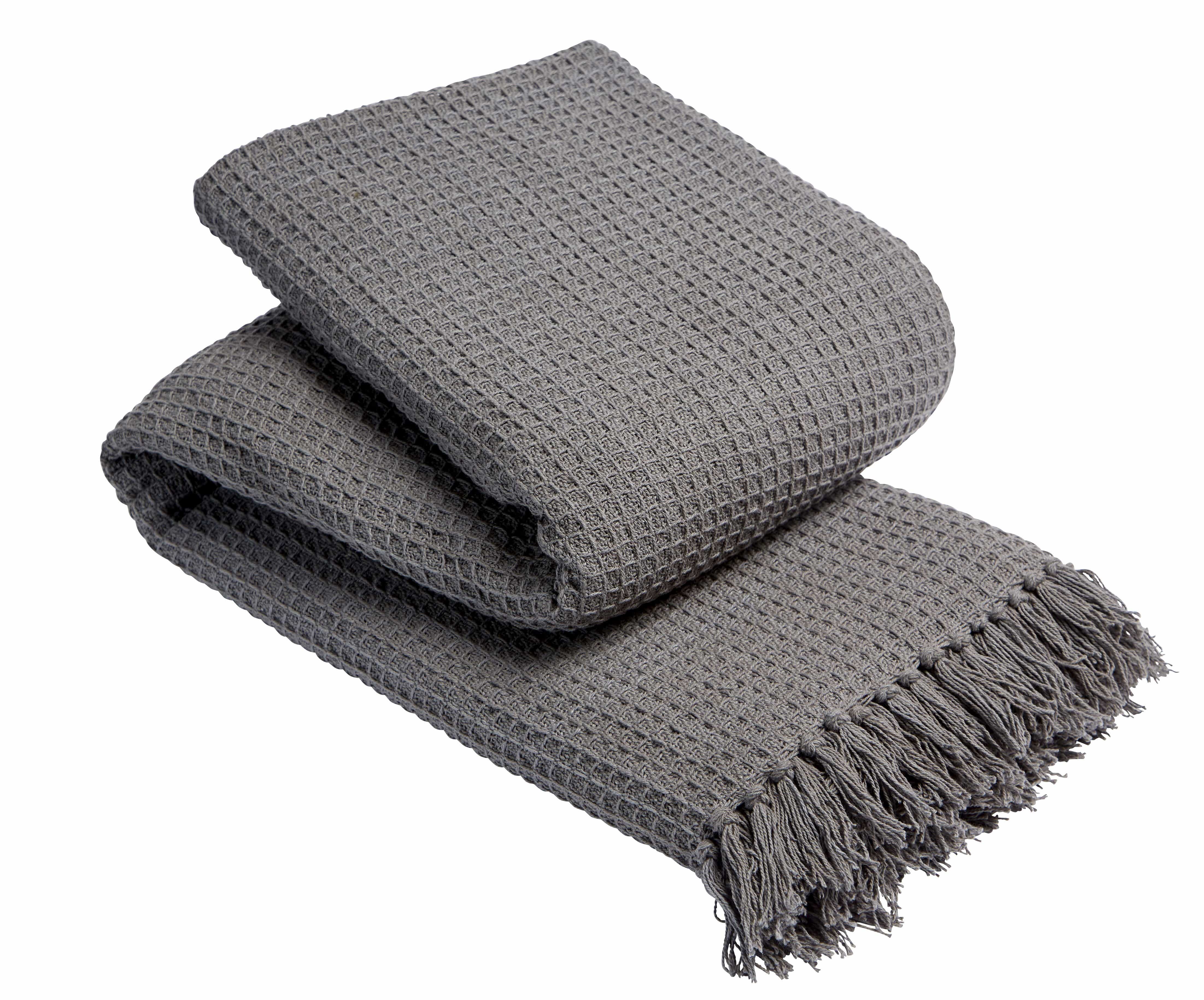 LOOMWORKS LTD – wholesale Throw blanket – Lisbon Pure Cotton Honeycomb Throw16