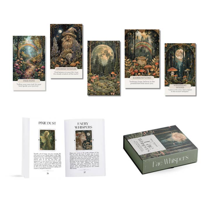 Designs by Deekay Inc. - Wholesale Tarot Cards - Fae Whispers Oracle Card Deck