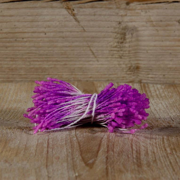kadopapier.net - Wholesale Decorative Tabletop Object - Gift decoration: Purple stamens0