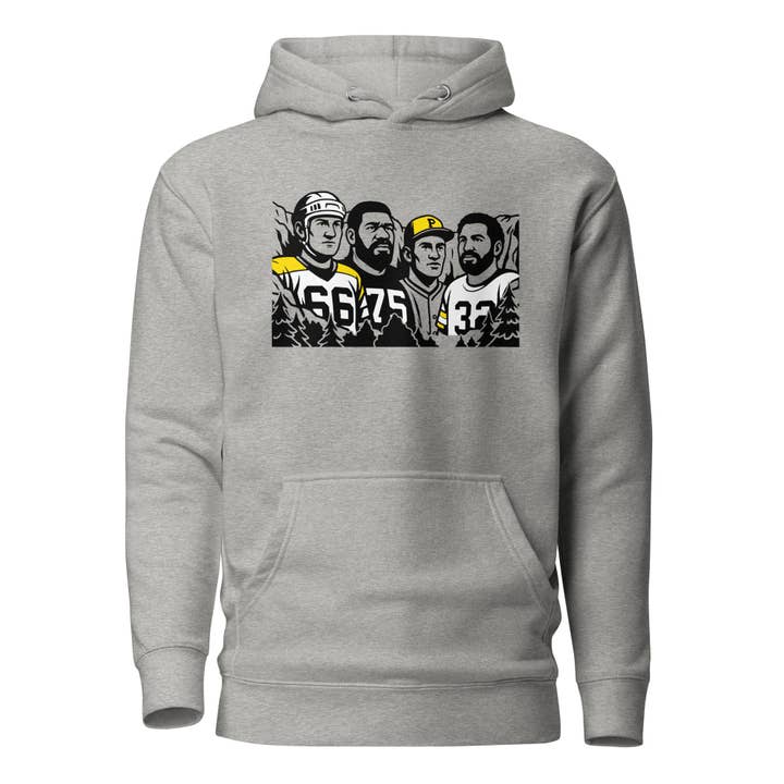 Iconos de Pittsburgh - Sudadera con capucha premium para venta al por mayor de Yinzylvania