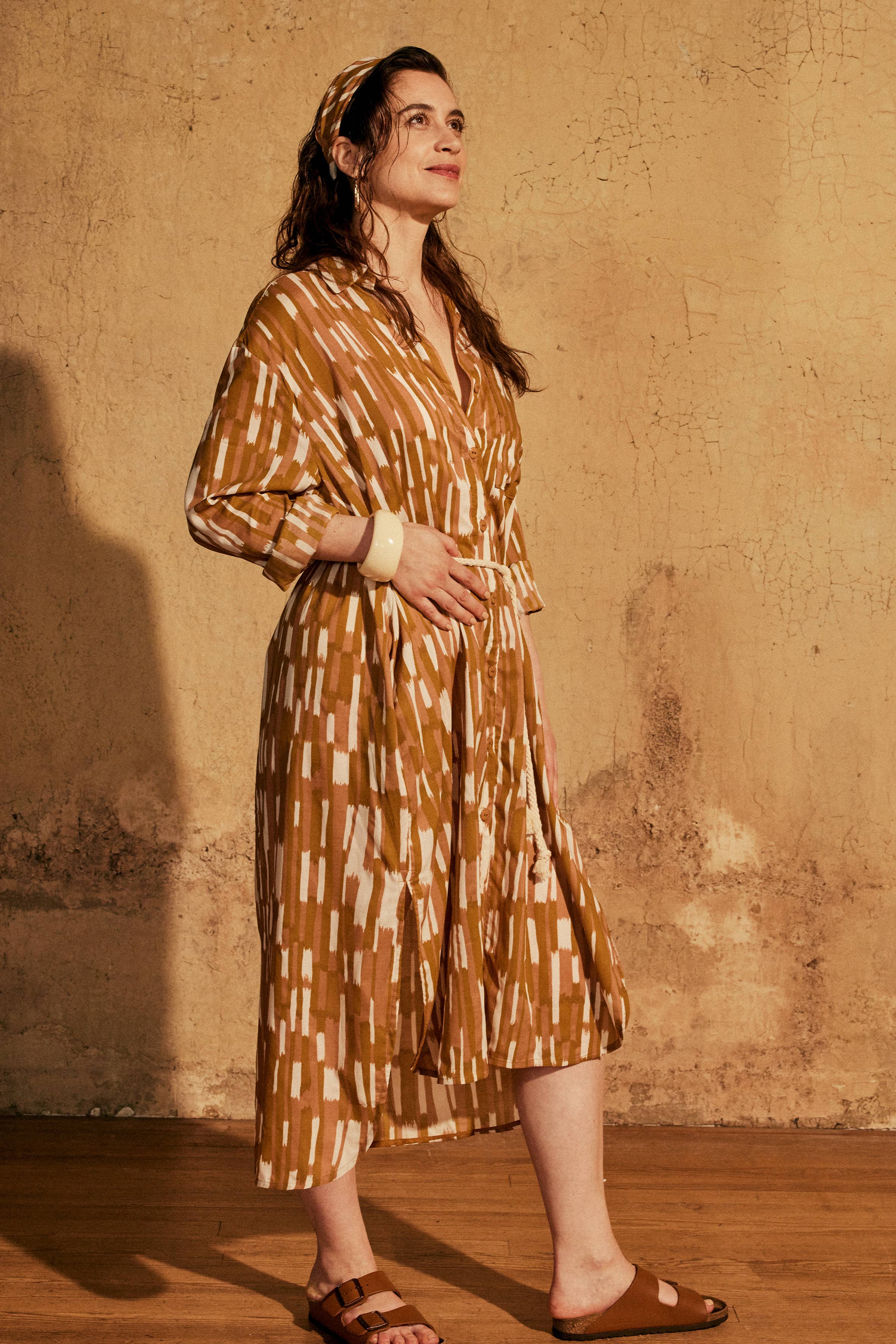 Atelier Brunette - Fabrics & Sewing Patterns Shop - Wholesale Craft Sewing Kit - LA Robe Chemise - Paper Sewing Pattern6