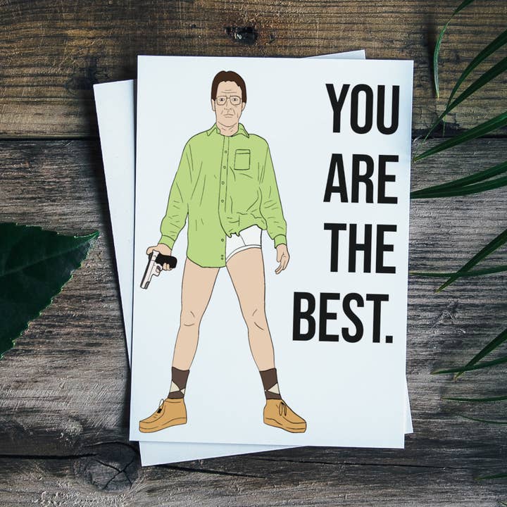 Geeked Out Greetings - Wholesale Everyday Greeting Card - Breaking Bad "Walter White" Greeting Card0