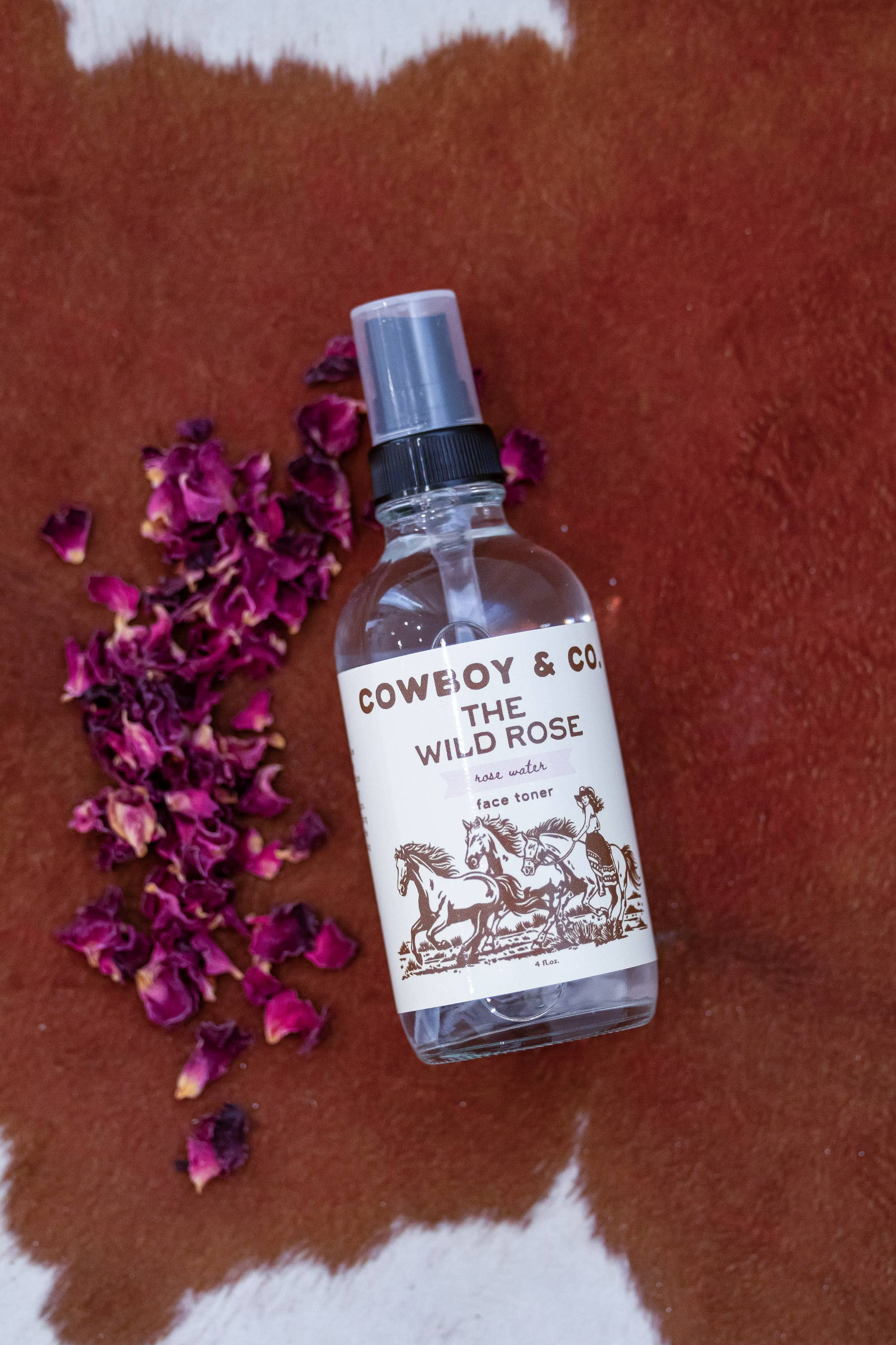 Cowboy & Co. - Wholesale Facial Toner - Rose Water Toner | Organic Rose Petal Hydration Mist 7