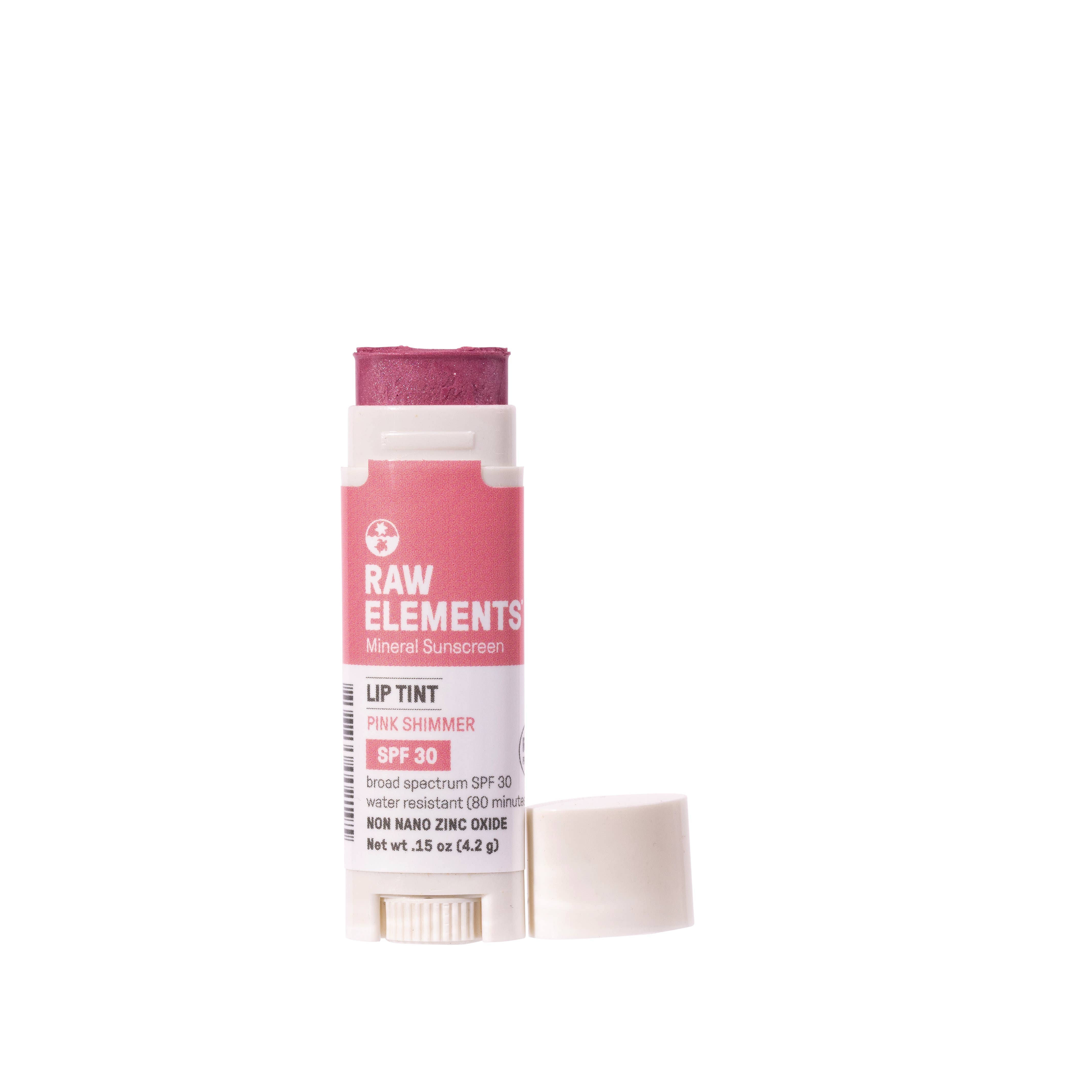 Raw Elements - Vente Baumes à lèvres - Baume à lèvres Pink Lip Shimmer SPF 30 Raw Elements2