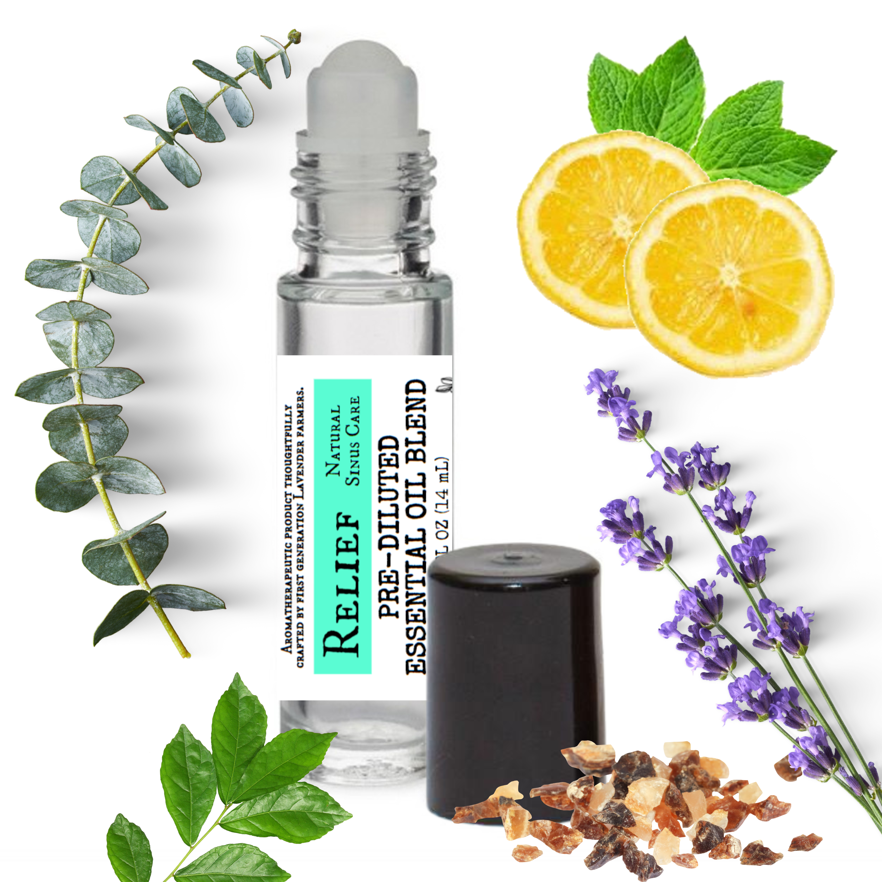 FARMERS Lavender Co. - Vendita all'ingrosso Olio essenziale - Miscela di Oli Essenziali Pre-Diluita RELIEF1