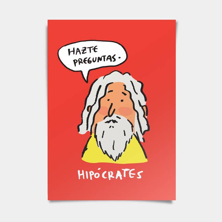 WOW! STUDIO HIPOCATRES PRINT A6 for wholesale by Guau! Studio