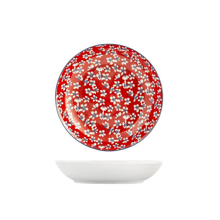 H&H - Wholesale Dinner Plate - Decorated Coupe-Shaped Porcelain Soup Plate 21 cm