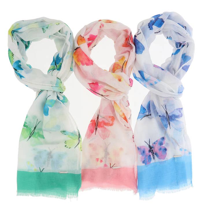 Lenço Campo de Borboletas por atacado de Joe Davies