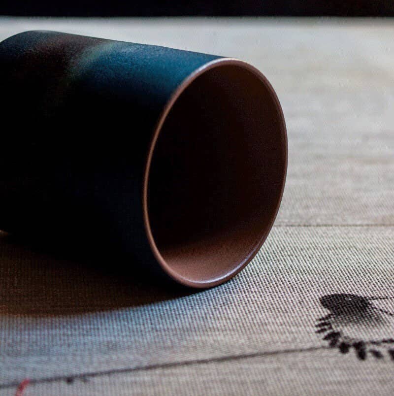 Gohobi （We cover U.S. import duties） - Vendita all'ingrosso Tazza da tè/caffè - Tazza da tè giapponese in ceramica blu Gohobi Yunomi4