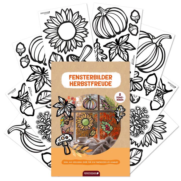 Pappersdrake Målarfönsterbilder Pumpa för wholesale av Papierdrachen