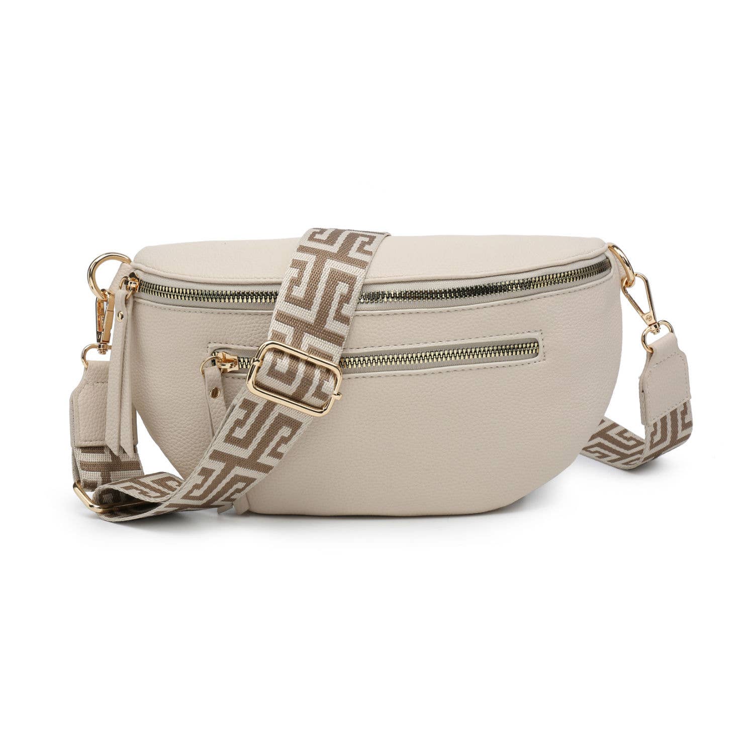 Papaya Fashion Ltd – wholesale Crossbody bag – Women's – B23003 Canvas Strap Sling Chest Bag with zip top sections16